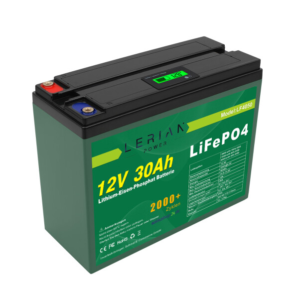 LiFePO4 Akku 24V 30Ah Lithium-Eisen-Phosphat Batterie, 479,00 €